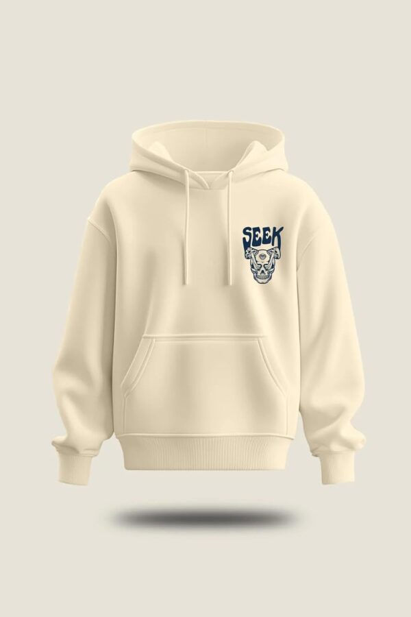 Veirdo Cotton Poly Fleece Oversized Hooded Sweatshirt…