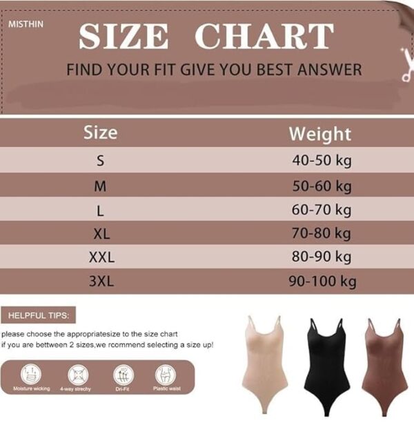 KOVEXA Womens Seamless Bodysuit Shapewear with Silicone…