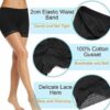 Women’s High Waist Shapewear Shorts, Pack of 2, White…