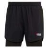 BOLD FITNESS 2 in 1 Active Dual Shorts with Inner Tights…