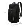 LATIQ MART 3-in-1 Sports Duffel Backpack Gym Bag for Men…