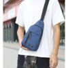 Sohansh Crossbody Chest Bag for Men  Waterproof Sling…