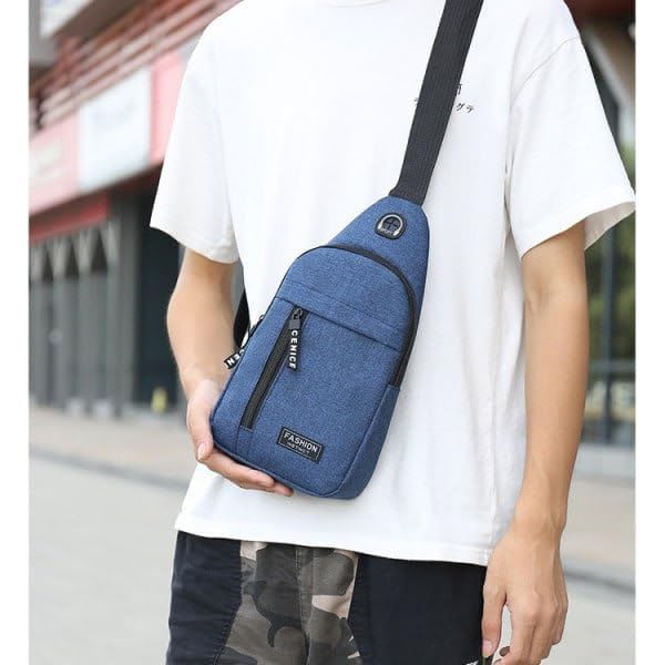Sohansh Crossbody Chest Bag for Men  Waterproof Sling…
