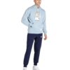 PUMA Men, CLUB Graphic Hoodie, Blue Fog, L, (53542861)