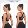 GLAMORAS Women Polyester Spandex High Impact Front Zip…