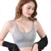 Acnos 7 Colors Women Cotton Padded Wire Free Sports Bra…