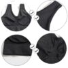 Fashiol Women’s Padded Sports Bra Criss Cross Racerback…