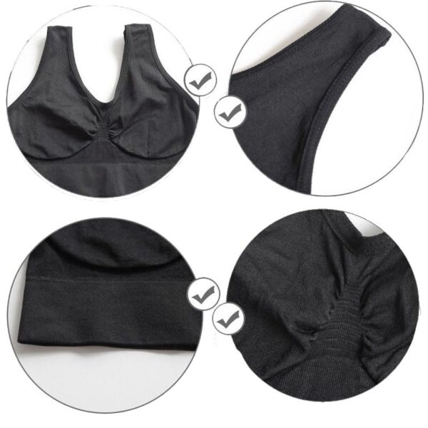 Fashiol Women’s Padded Sports Bra Criss Cross Racerback…