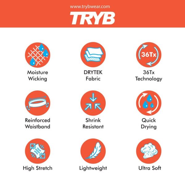 TRYB Men’s Sports Underwear | Stretchable Pro…