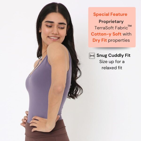 Terractive Womens Cuddle Bodysuit | Sleeveless Round…