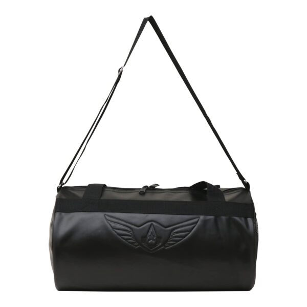 AUXTER Polyester 23cms Black Leatherette Gym Bag Duffel…