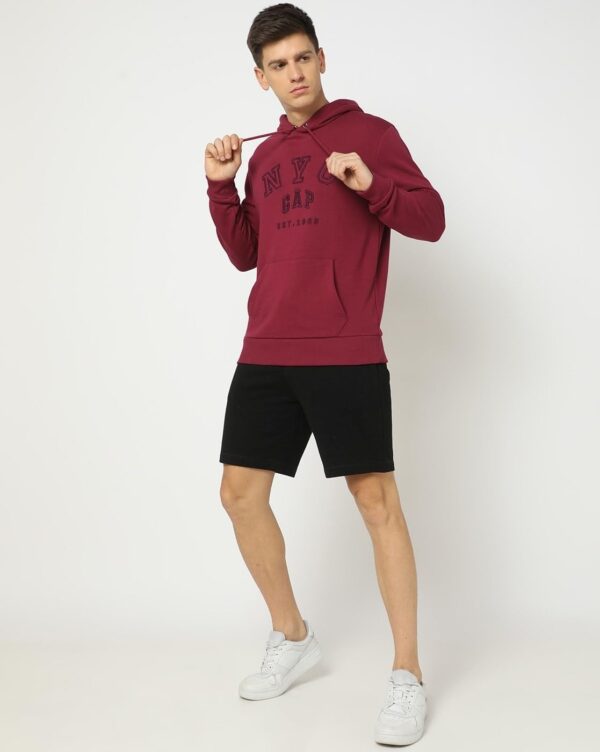 GAP Mens Regular Fit Logo Print Full Sleevesd Cotton Hoodie