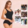 Qidrezy Women Waist Trainer Seamless Round Neck Tummy…