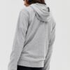 Unisex Trendy Zip Up Side Pocket Drawstring Light Grey…