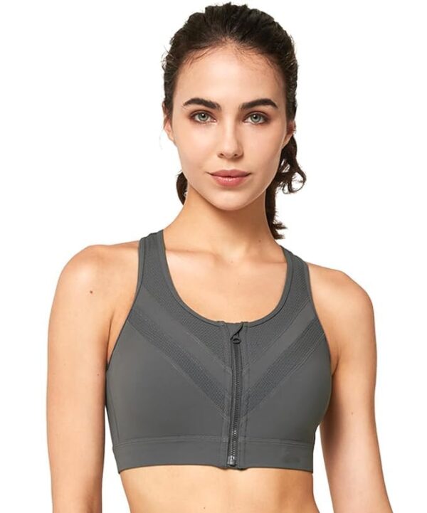 Fashiol Women Sports Bra | High Impact Zip Front Plus… Fashiol Women Sports Bra | High Impact Zip Front Plus…
