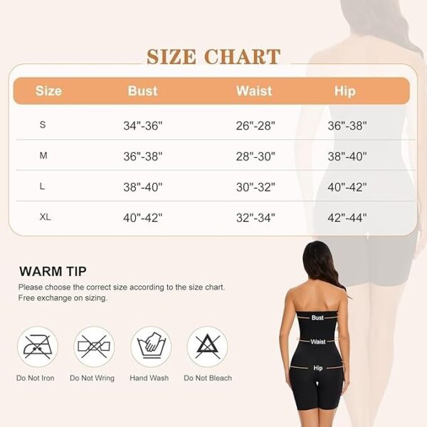 Luteti Women’s Shapewear Bodysuits Tummy Control Butt…