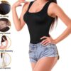 Qidrezy Women Waist Trainer Seamless Round Neck Tummy…