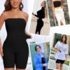 KRLZ Women Strapless Shapewear Bodysuit Tummy Control…