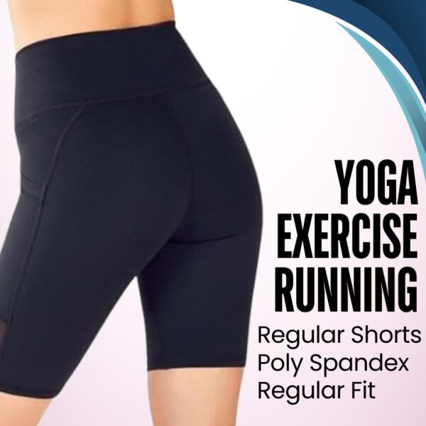 Flingr Poly Spandex Women’s Sports Shorts For Slim Fit |…