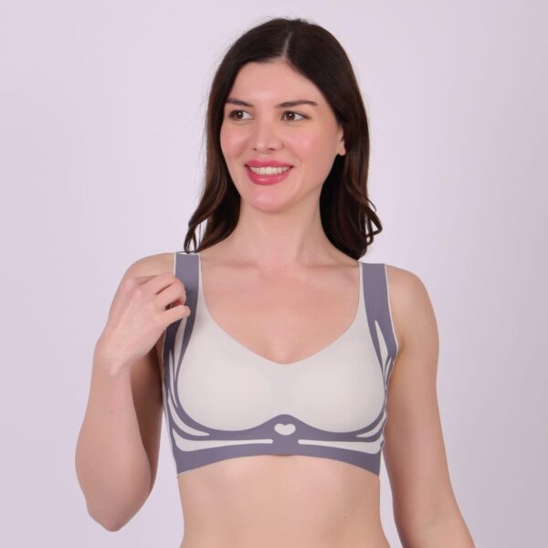 Women Seamless Padded Bra Wirefree Comfortable Lift Push…