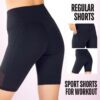Flingr Poly Spandex Women’s Sports Shorts For Slim Fit |…