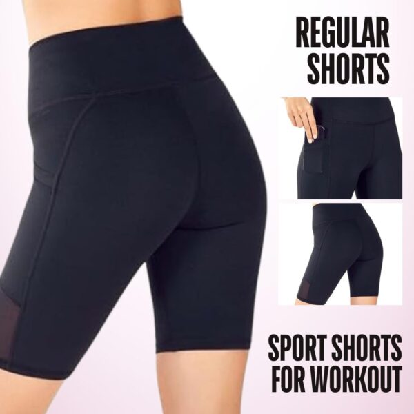 Flingr Poly Spandex Women’s Sports Shorts For Slim Fit |…