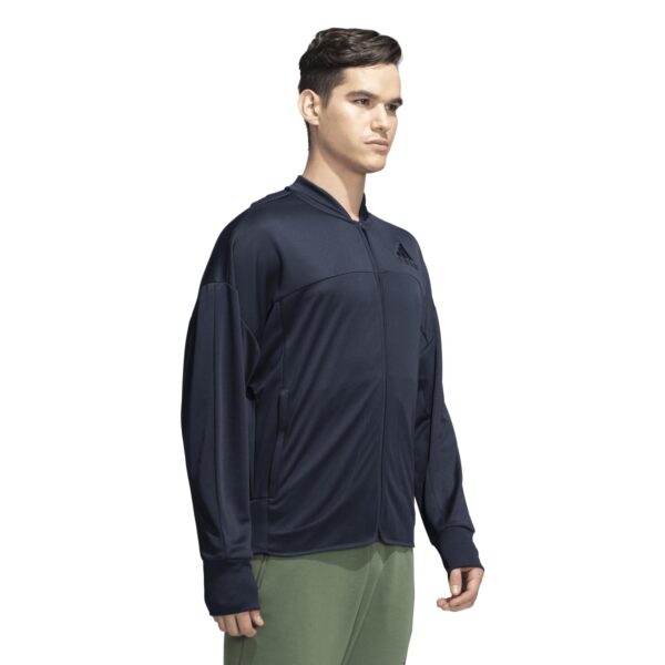 adidas Polyester Men Standard Length Track Jacket