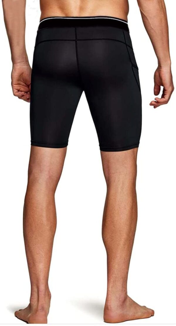 JUST RIDER Mens Compression Shorts with Cup Pocket and…