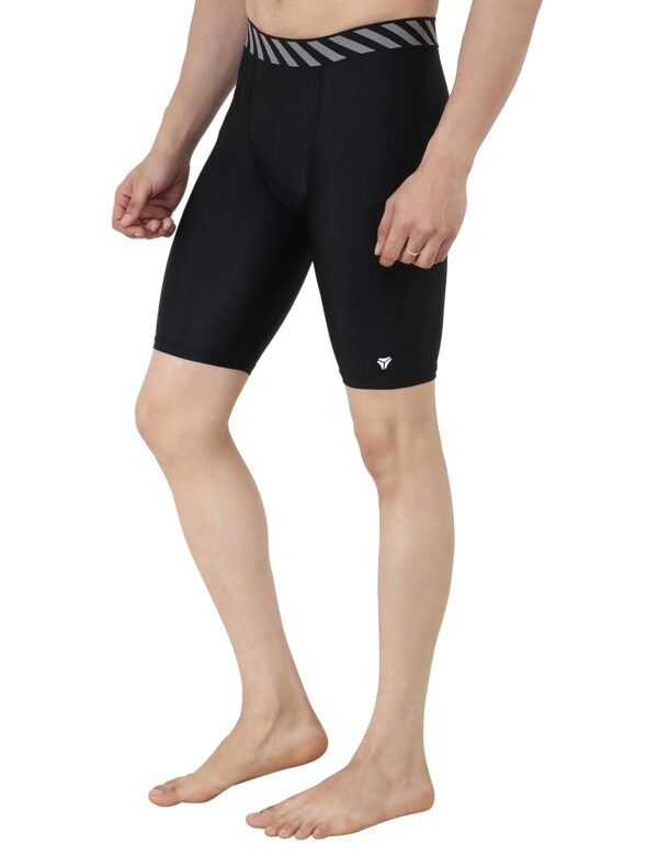 WMX Men’s Compression Nylon Shorts Tights, Fit Multi…