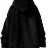 BE SAVAGE Savage Printed Sherpa Woolen Drop Shoulder…
