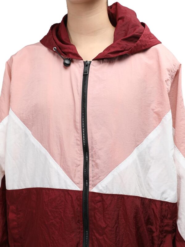 CHKOKKO Womens Stylish Oversized Windcheater Jacket with…