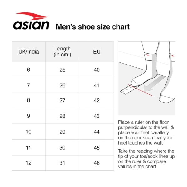 ASIAN Men’s Thar-01 Sports Running,Walking & Gym Shoes…