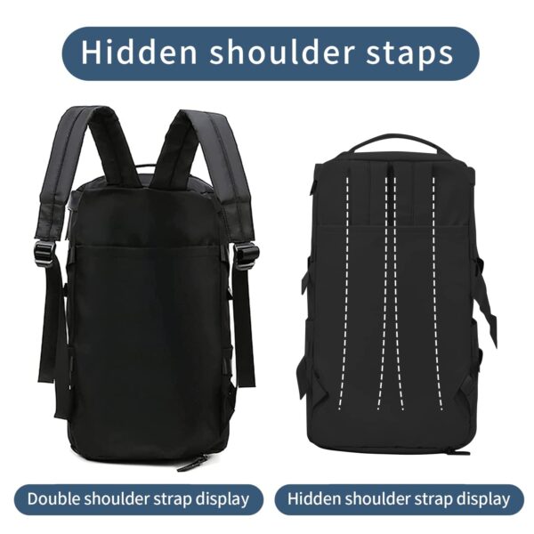 LATIQ MART 3-in-1 Sports Duffel Backpack Gym Bag for Men…