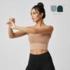 Womens Workout Bra | Stylish Longline Sports Bra with…