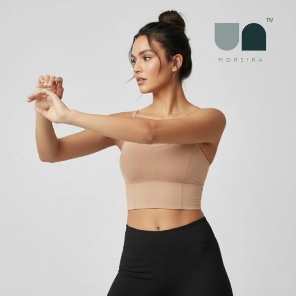 Womens Workout Bra | Stylish Longline Sports Bra with…