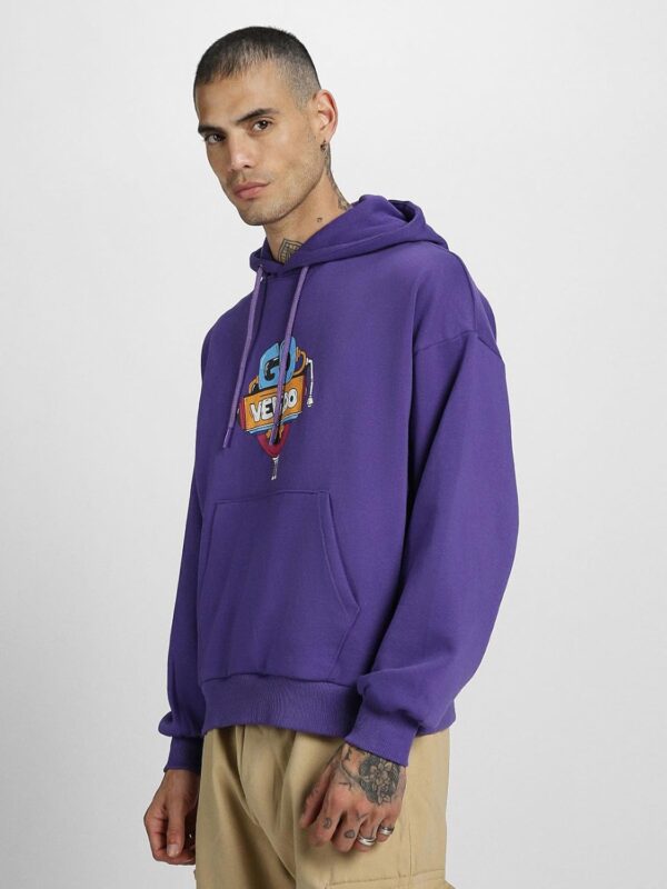 Veirdo Cotton Fleece Regular Fit Full Sleeve Hooded…