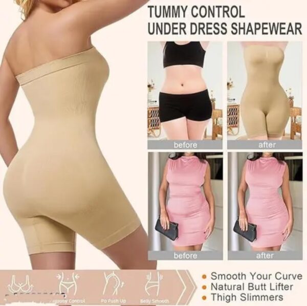 Women’s Full Body Shapewear Strapless Bodysuit,…