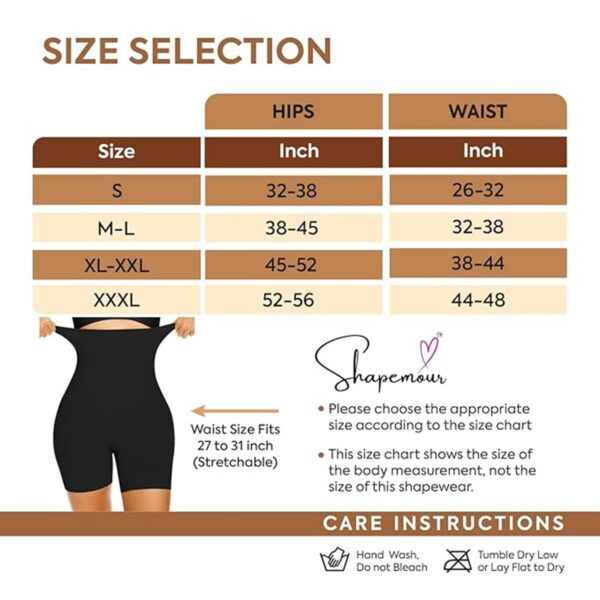SHAPEMOUR High Waist Shapewear for Women, Body Shaper…