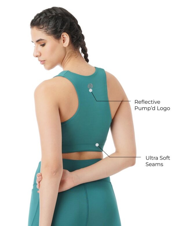 PUMP’D Women’s Synthetic Full-Coverage Racer Back Sports…