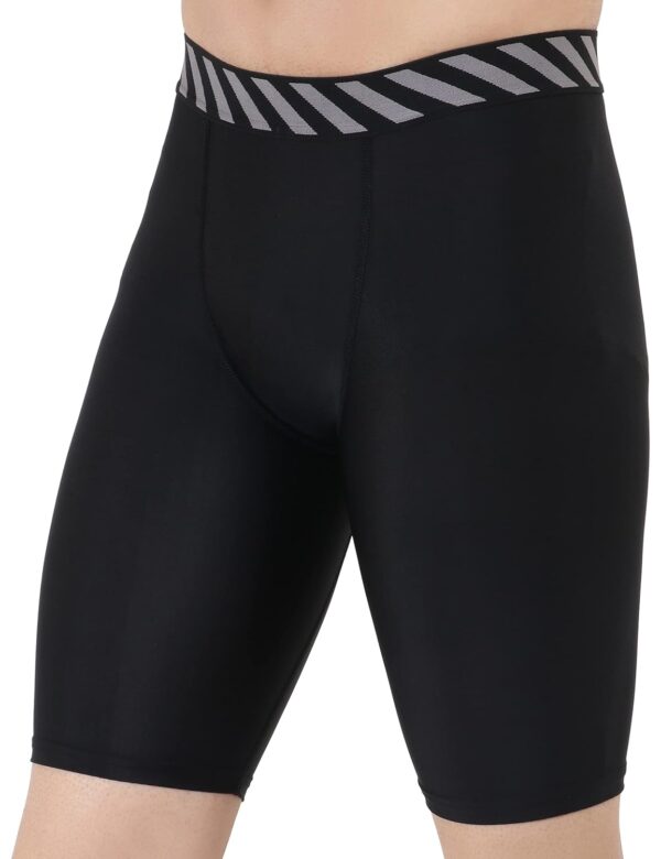WMX Men’s Compression Nylon Shorts Tights, Fit Multi…
