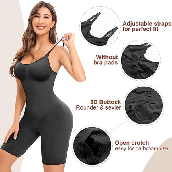 Qidrezy Waist Trainer Bodysuit for Women Tummy Control…