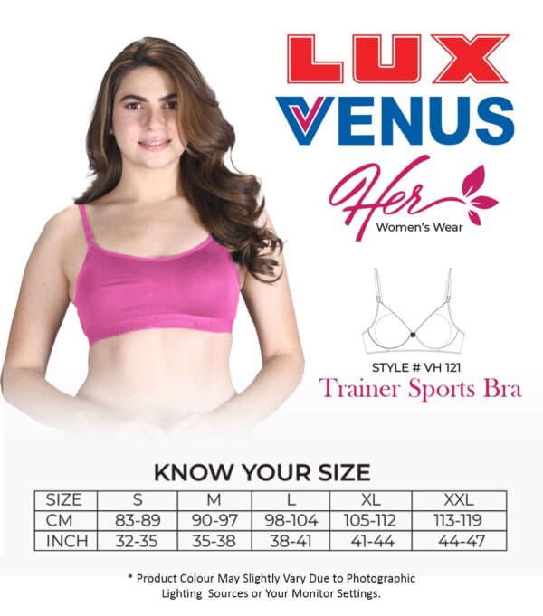 LUX VENUS Moulded Sprots Bra with Adjustable Strap