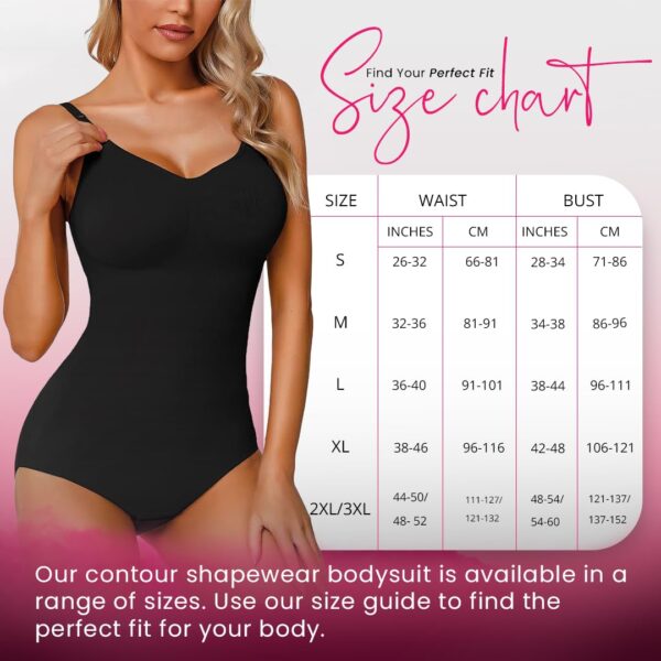 Cheekee Contour Shapewear Bodysuit for Women – Tummy…