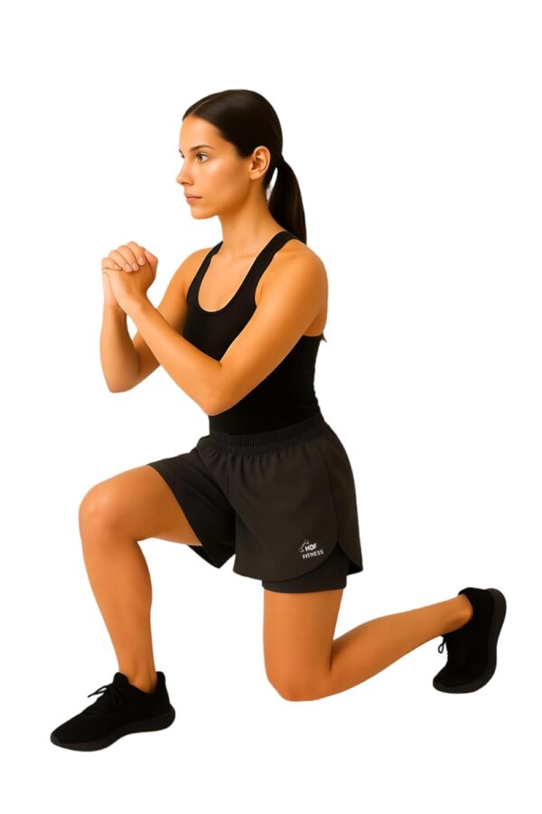 HOUSE OF FUSION Sports Shorts for Women Running Gym…
