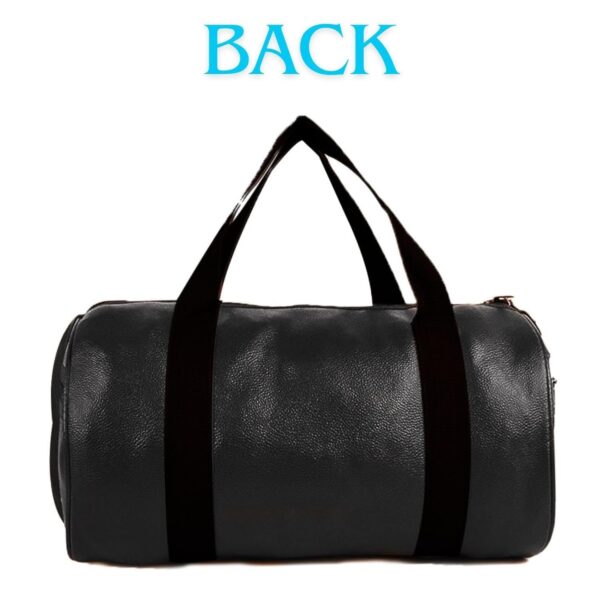 20L Leather Gym Duffle Bag for Men & Women | Adjustable…