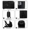 FUOCO Magnetic Gym Bag with Mobile Holder | Unisex…