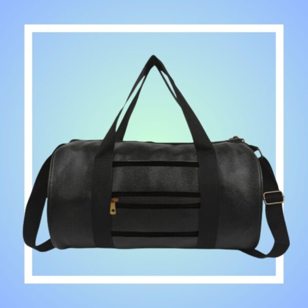 20L Leather Gym Duffle Bag for Men & Women | Adjustable…