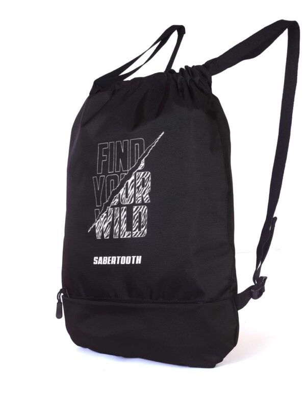 SABERTOOTH Drawstring Daypack Bag Sports Backpack Gym…
