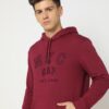 GAP Mens Regular Fit Logo Print Full Sleevesd Cotton Hoodie