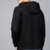 MANLINO Men’s Black Full Sleeve Graphic Printed Hooded…